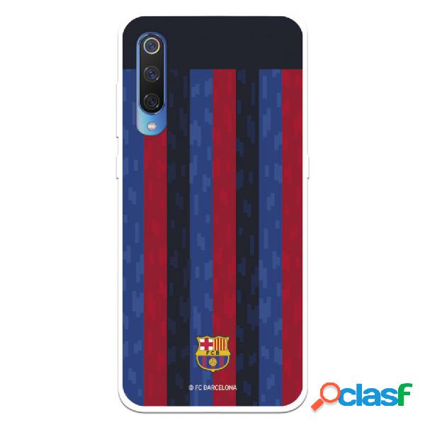 Funda Para Xiaomi Mi 9 Del Fc Barcelona Fondo Rayas
