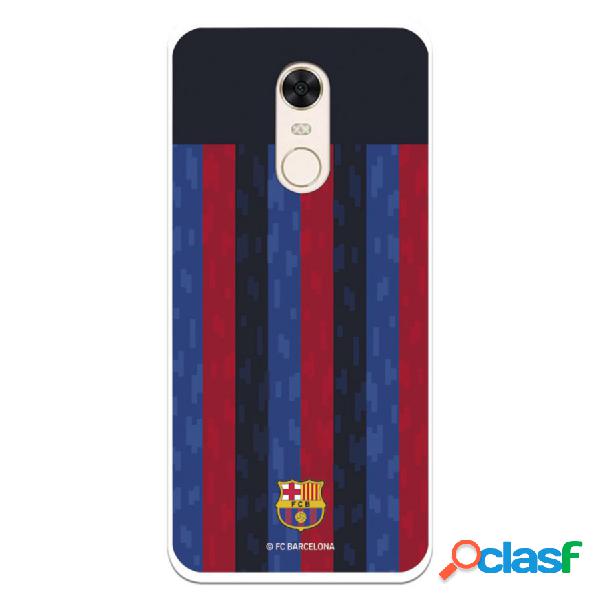 Funda Para Xiaomi Redmi 5 Plus Del Fc Barcelona Fondo Rayas