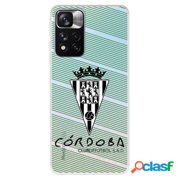 Funda Para Xiaomi Redmi Note 11 Del Córdoba Escudo Blanco Y