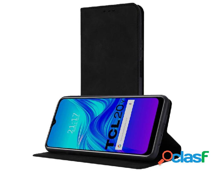 Funda Polipiel con Tarjetero para TCL 20Y Color Negra