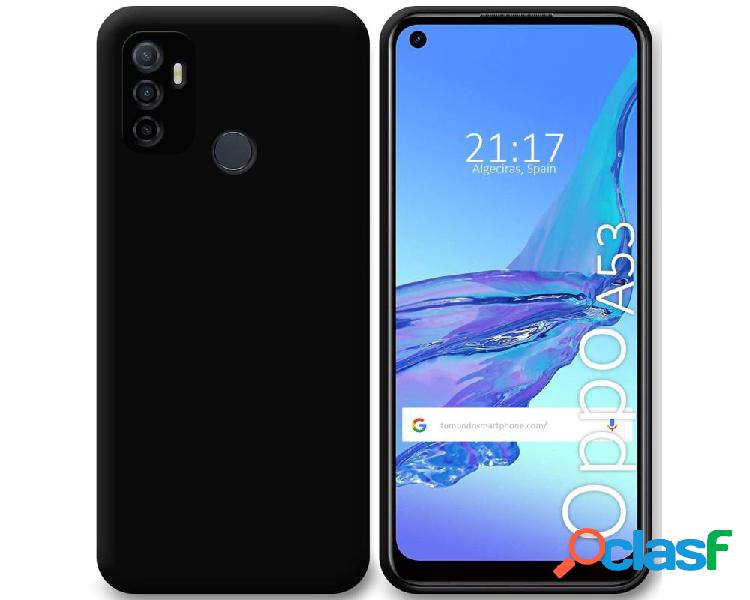 Funda Silicona Gel TPU Negra para Oppo A53 / A53s