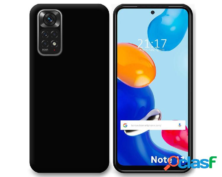 Funda Silicona Gel TPU Negra para Xiaomi Redmi Note 11 / 11s