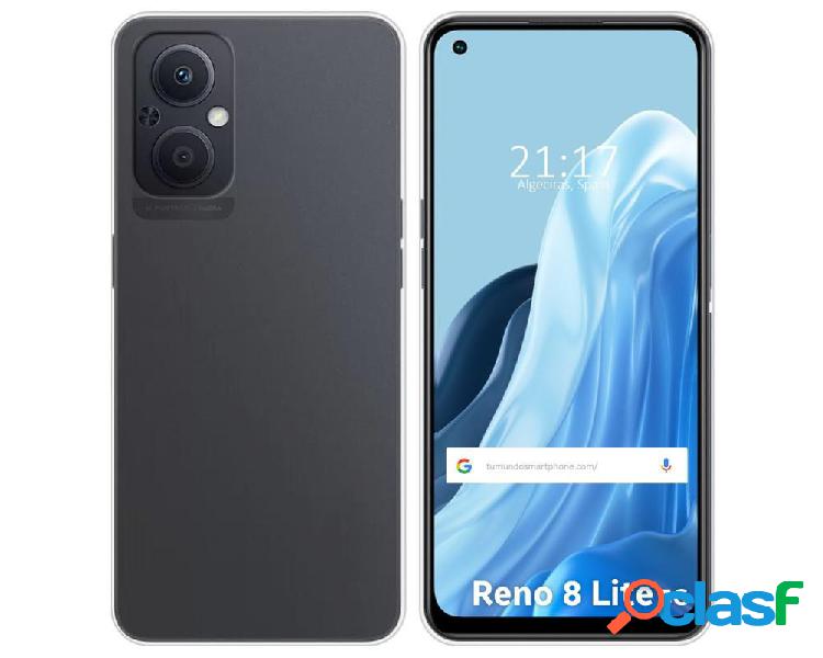 Funda Silicona Gel TPU Transparente para Oppo Reno 8 Lite 5G