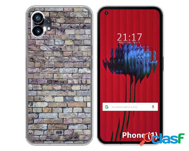 Funda Silicona para Nothing Phone 1 diseño Ladrillo 02