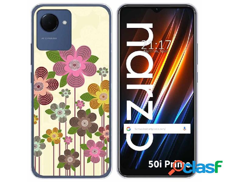 Funda Silicona para Realme Narzo 50i Prime diseño Primavera