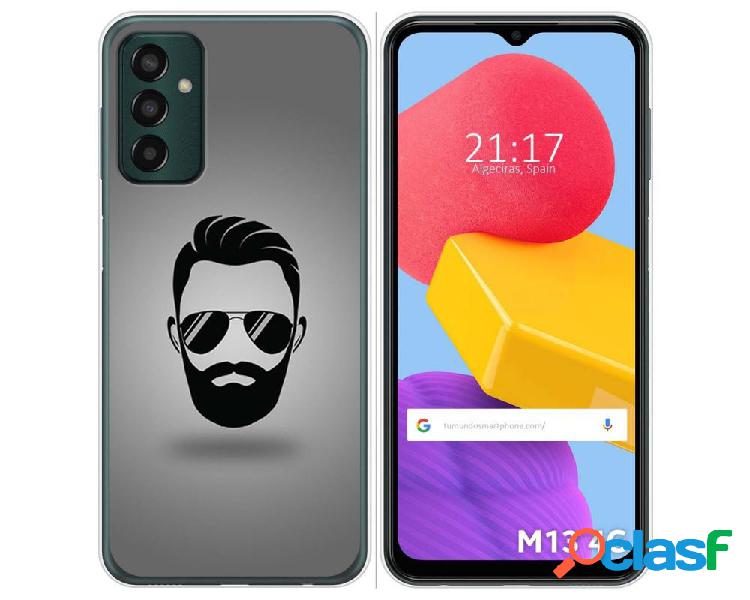 Funda Silicona para Samsung Galaxy M13 4G diseño Barba