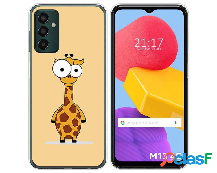 Funda Silicona para Samsung Galaxy M13 4G diseño Jirafa