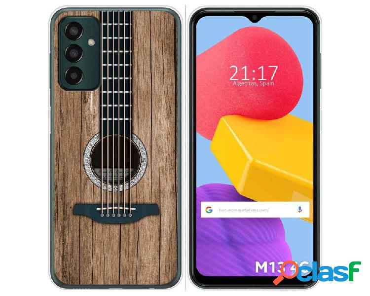 Funda Silicona para Samsung Galaxy M13 4G diseño Madera 11