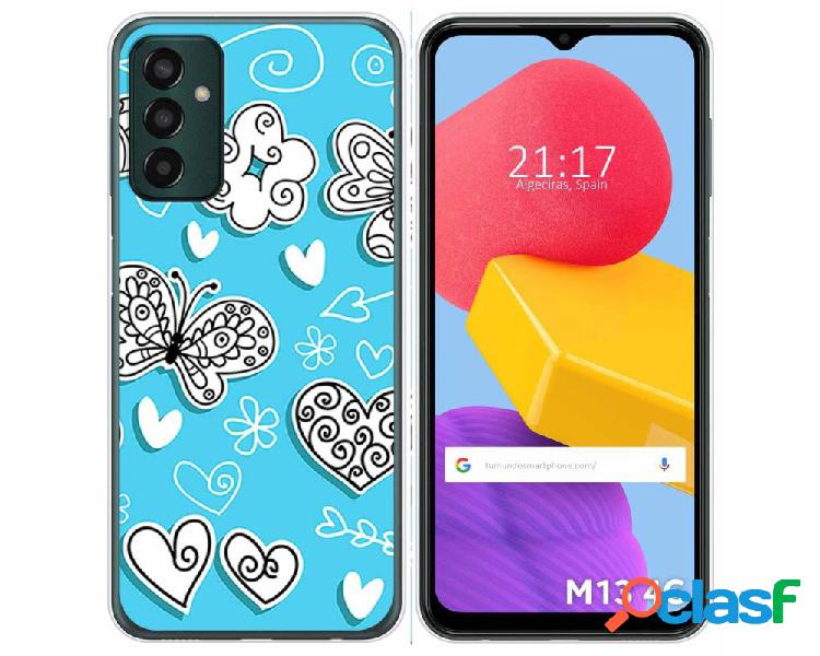 Funda Silicona para Samsung Galaxy M13 4G diseño Mariposas