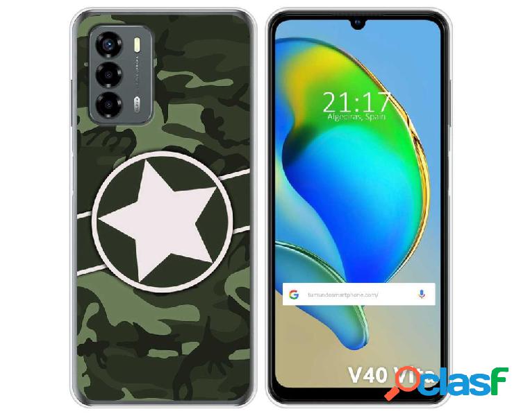 Funda Silicona para ZTE Blade V40 Vita diseño Camuflaje 01