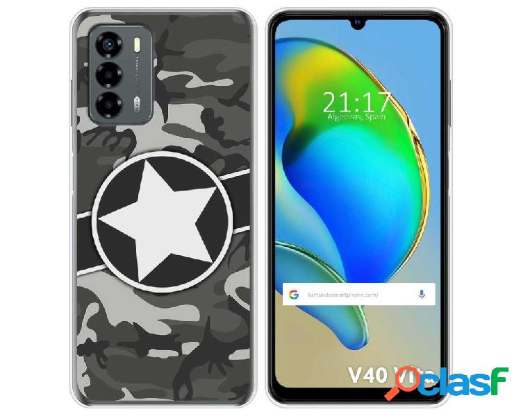 Funda Silicona para ZTE Blade V40 Vita diseño Camuflaje 02