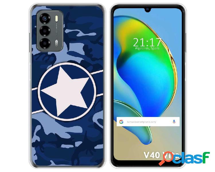 Funda Silicona para ZTE Blade V40 Vita diseño Camuflaje 03