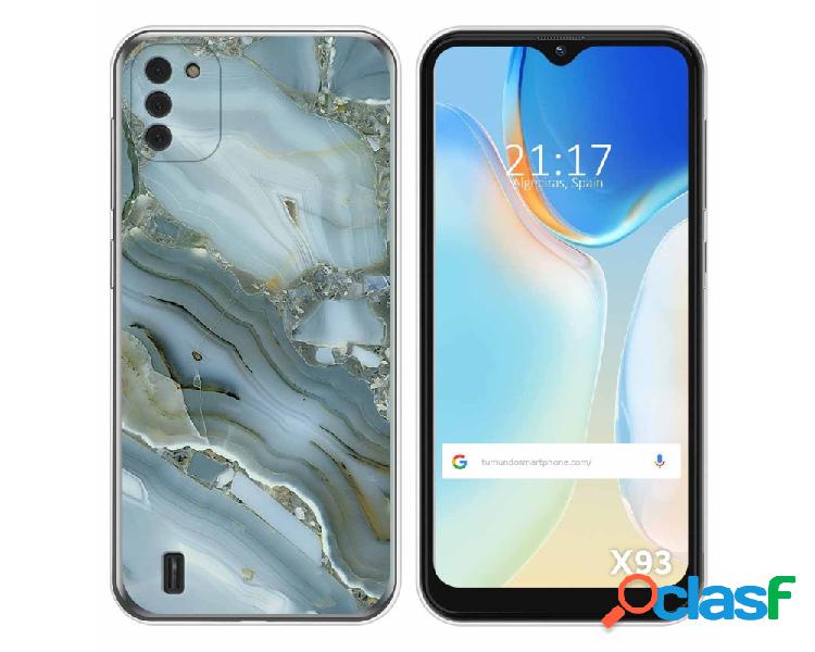 Funda para Doogee X93 TUMUNDOSMARTPHONE Dibujos Mármol 09