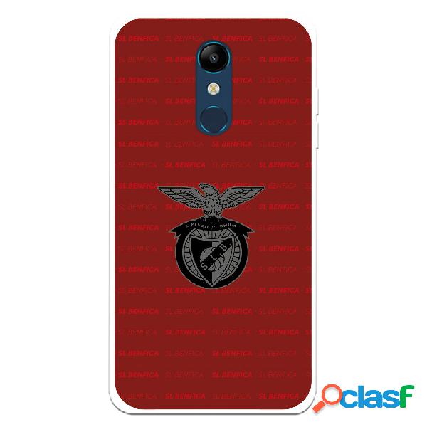 Funda para LG K11 del Escudo Fondo Granate - Licencia