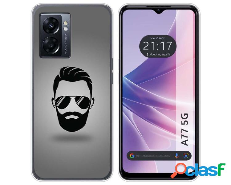 Funda para Oppo A77 5g TUMUNDOSMARTPHONE Dibujos Barba