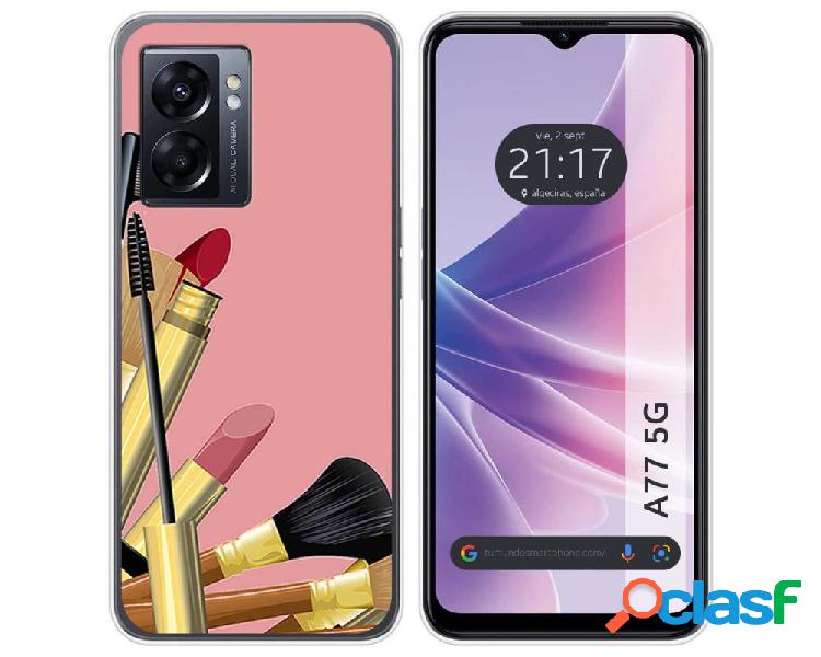 Funda para Oppo A77 5g TUMUNDOSMARTPHONE Dibujos Brochas