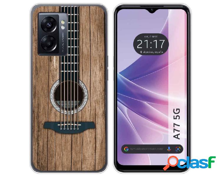 Funda para Oppo A77 5g TUMUNDOSMARTPHONE Dibujos Madera 11