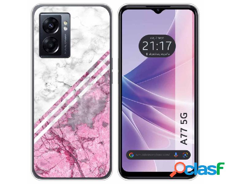 Funda para Oppo A77 5g TUMUNDOSMARTPHONE Dibujos Mármol 03