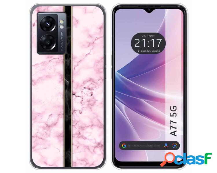 Funda para Oppo A77 5g TUMUNDOSMARTPHONE Dibujos Mármol 04