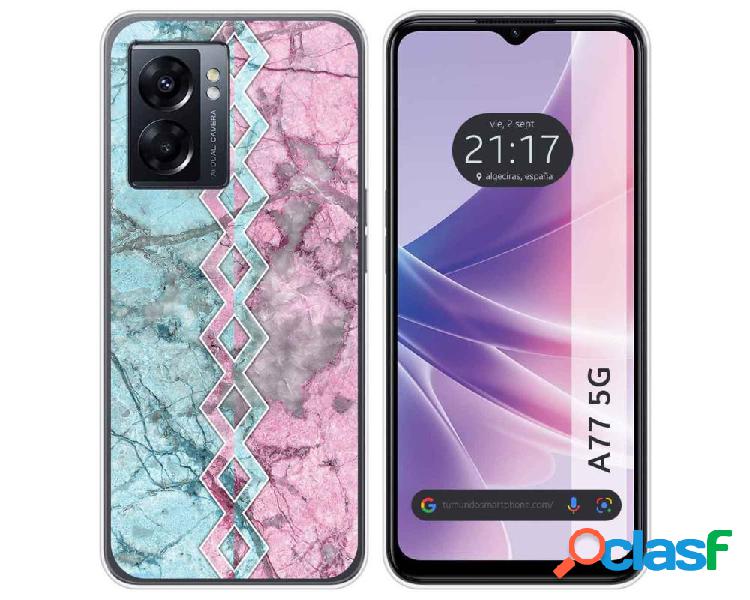 Funda para Oppo A77 5g TUMUNDOSMARTPHONE Dibujos Mármol 08