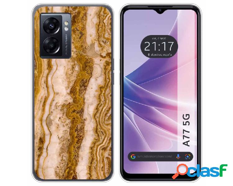 Funda para Oppo A77 5g TUMUNDOSMARTPHONE Dibujos Mármol 10