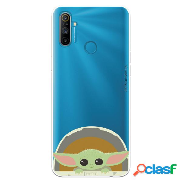 Funda para Realme C3 Oficial de Star Wars Baby Yoda Sonrisas