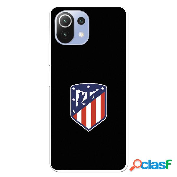 Funda para Xiaomi Mi 11 Lite del Atleti Escudo Fondo Negro -