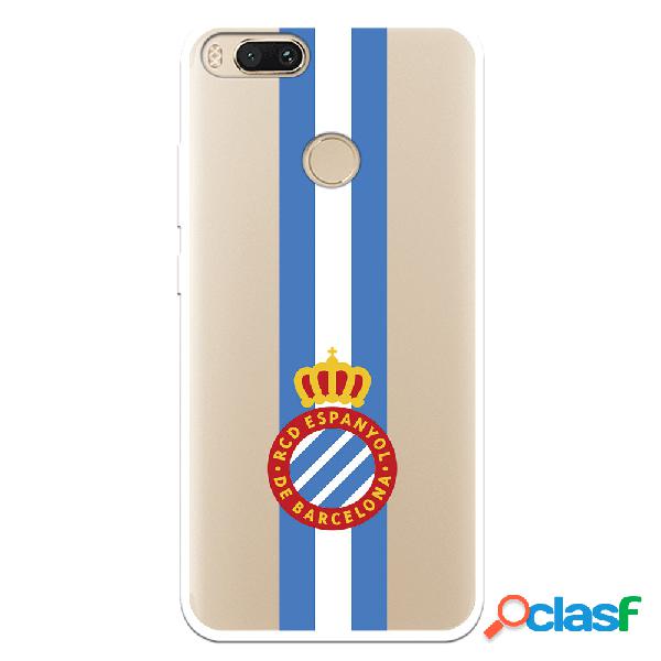 Funda para Xiaomi Mi A1 del RCD Espanyol Escudo Albiceleste