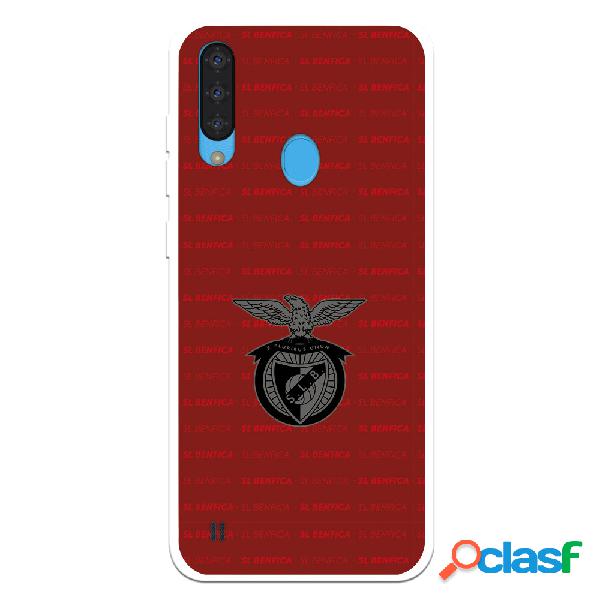 Funda para ZTE Blade A7 2020 del Escudo Fondo Granate -