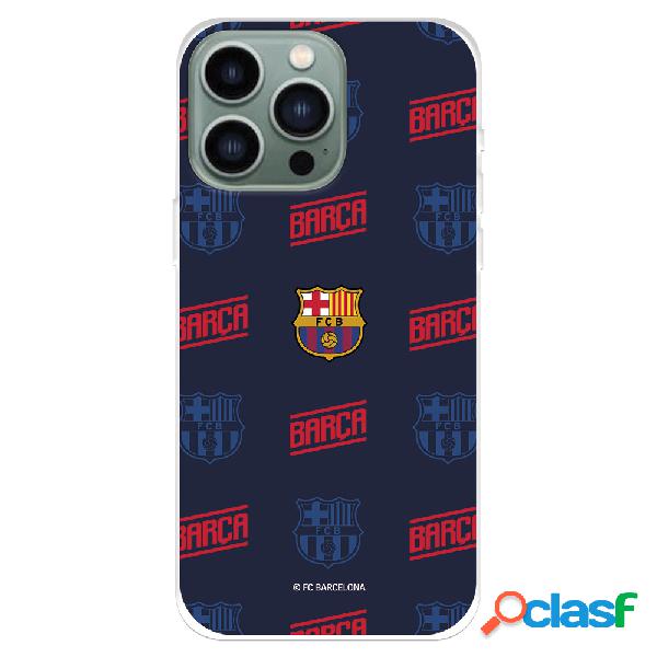 Funda para iPhone 14 Pro Max del FC Barcelona Escudo Patron