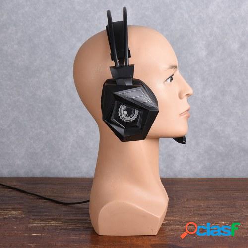GOOLRC Auriculares estéreo para juegos con micrófono para