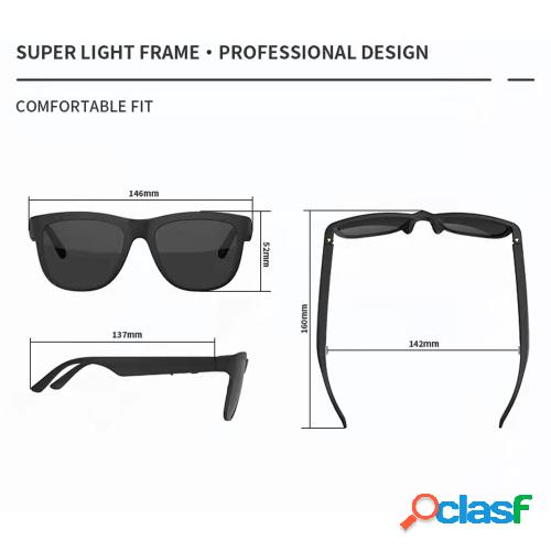 GS01 Gafas de sol inteligentes Inalámbrico BT5.0