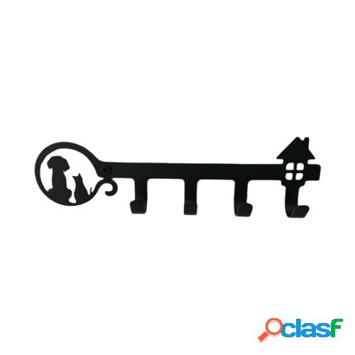 Gancho Rack 4 ganchos Carril Gato Perro Animal en forma de