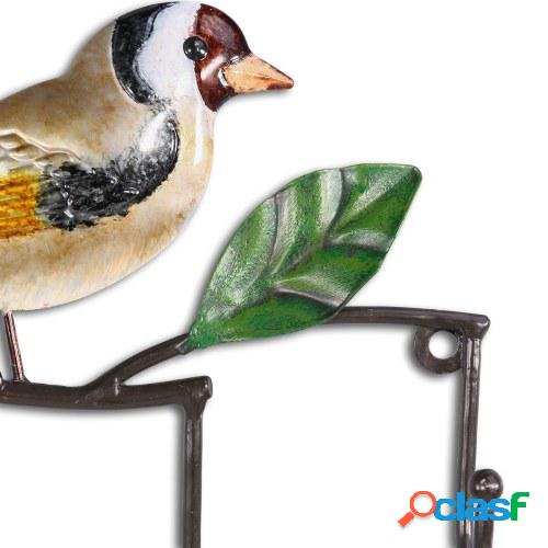 Gancho de pared para pájaros Percha decorativa de pared de
