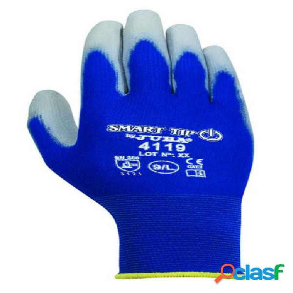 Guante de mecánico Juba M08 Smart Tip Azul/gris