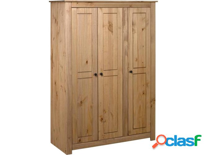 Guardarropa VIDAXL 3 puertas 118x50x171,5 cm pino Panama