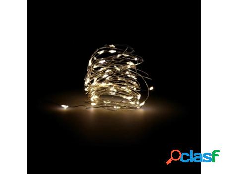 Guirnalda luces navidad microled 60 leds color blanco