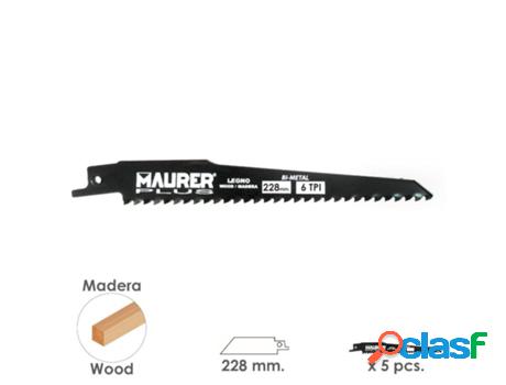 Hoja para sierra sable madera 228 mm. - 6 tpi tipo bosch (5