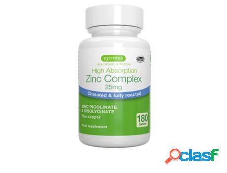 Igennus High Absorption Zinc Complex 25mg 180&apos;s