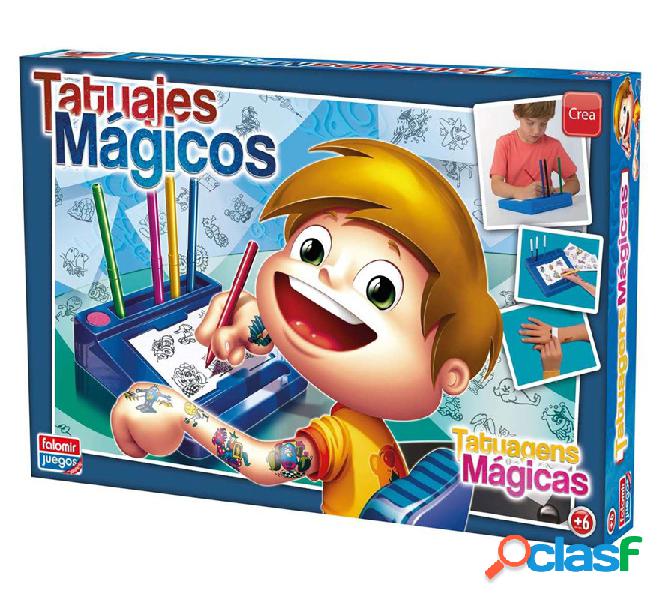Juego Tatuajes Mágicos Niño 112 Tatuajes