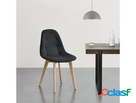 Juego de Sillas de Comedor [EN.CASA] Kopparberg Negro (Haya,