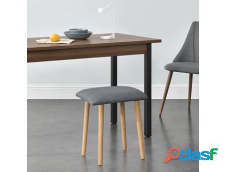 Juego de Sillas de Comedor [EN.CASA] Otomano Gris oscuro