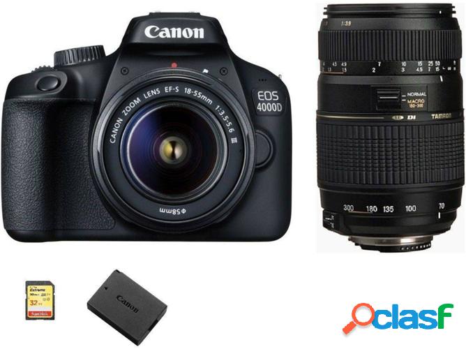 Kit Cámara Réflex CANON EOS 4000D EF-S 18-55MM F3.5-5.6