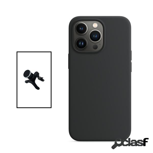 Kit Soporte Magnético Reforzado de Coche, Funda Silicona