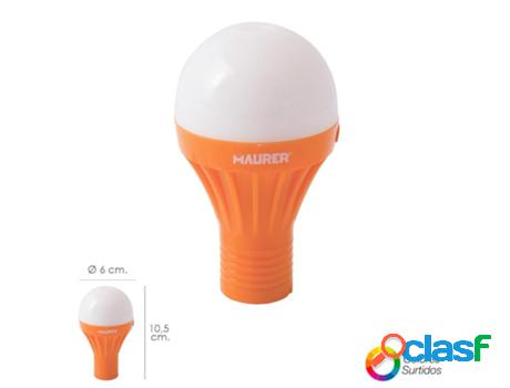 Linterna led forma de bombilla 1 w.con iman en la base