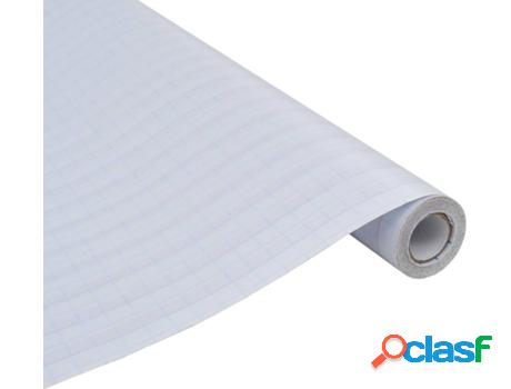 Lámiba de Privacidad Adhesiva VIDAXL Blanco (10000 x 90 cm)