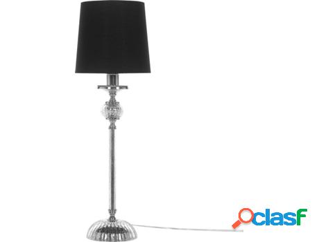 Lámpara de Mesa Kubena (Negro - Metal -18x18x56 cm)