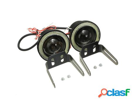 Luz LED ECSEE Angel Eyes para Coche (Plástico - Negro /