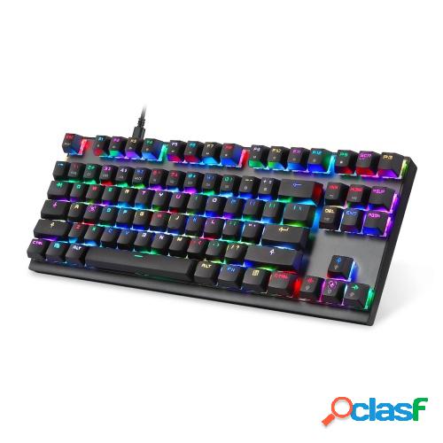 MOTOSPEED CK82 Teclado mecánico 87 teclas Teclado RGB para
