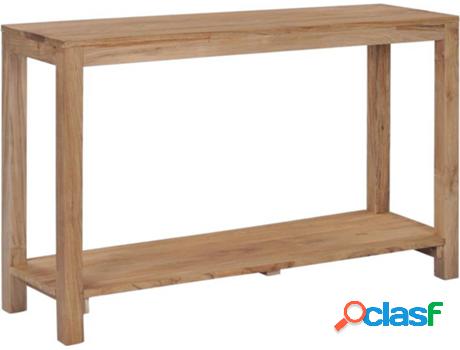 Mesa VIDAXL 282850 Castaño (Madera - 45.5 x 58 x 99 cm)